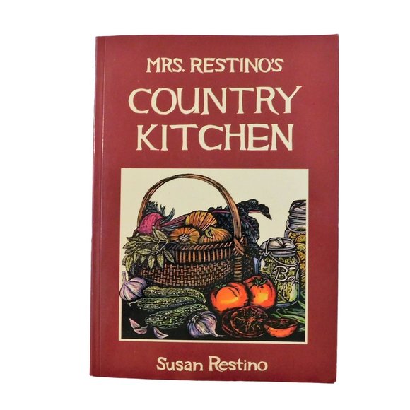 Mrs Restino's Country Kitchen Cookbook 1st Printing 1996 Recipes Softcover - Picture 1 of 10